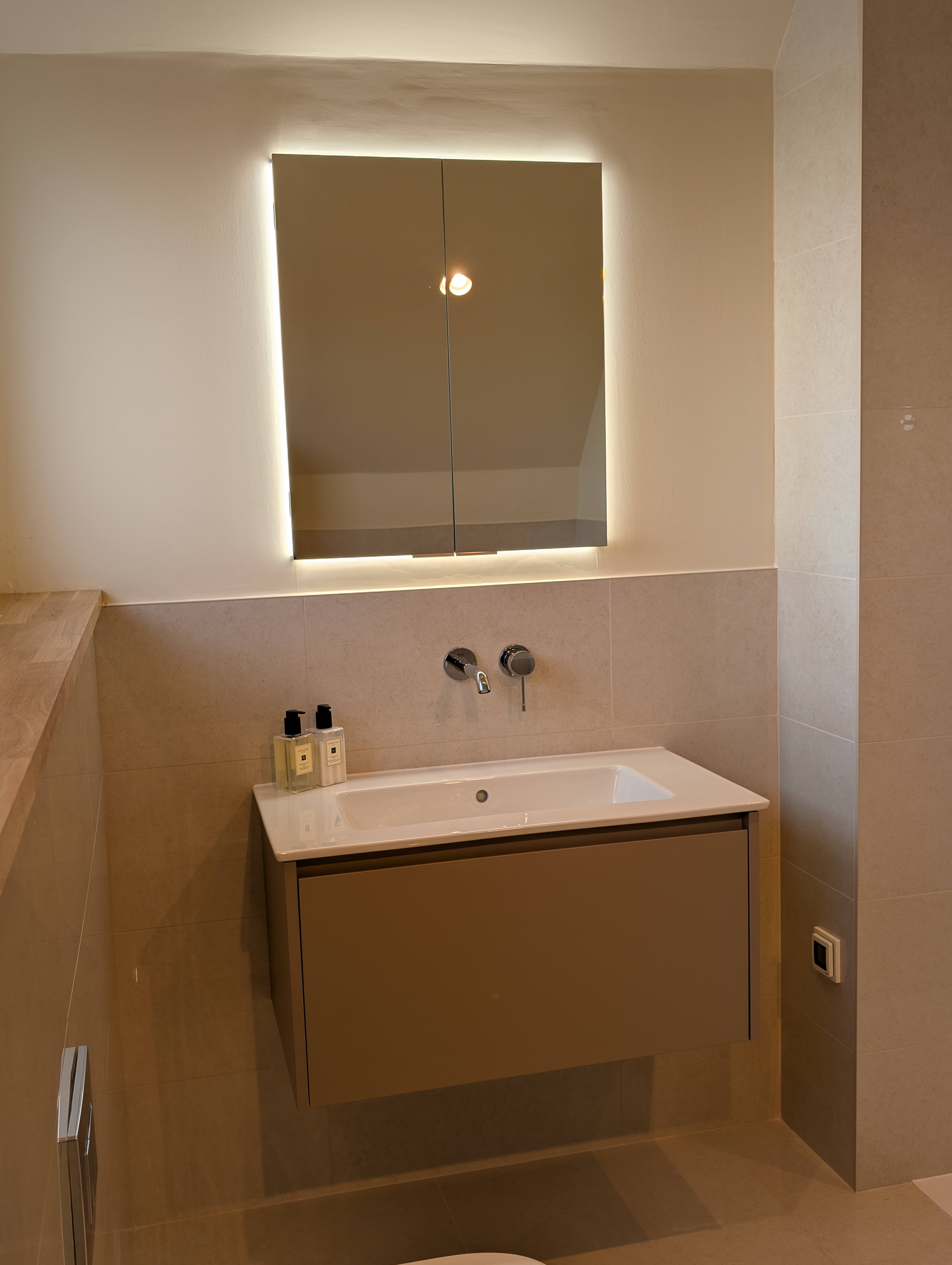 Integrated basin storage